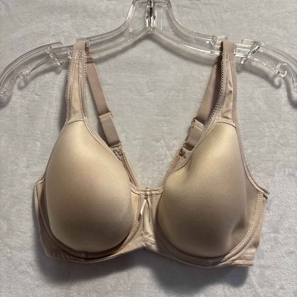 Wacoal Basic Beauty Spacer Underwire T-Shirt Bra 34D Nude Full Coverage 853192
